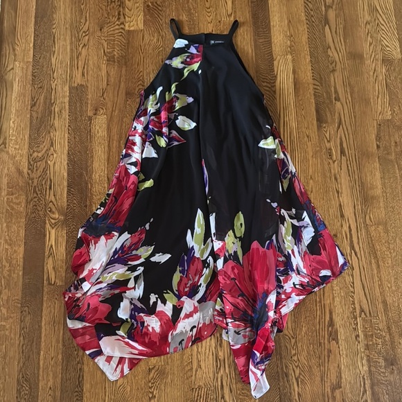 INC International Concepts Women’s Floral Halter Maxi Dress Size 12 - Picture 1 of 7